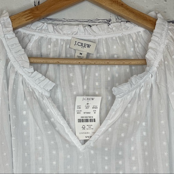 **SOLD** J.Crew Factory Printed Artist Blouse - Picture 5 of 10